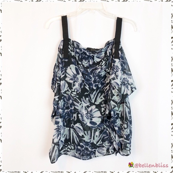 Jessica Simpson Tops - Floral Flutter Top by Jessica Simpson, Size L